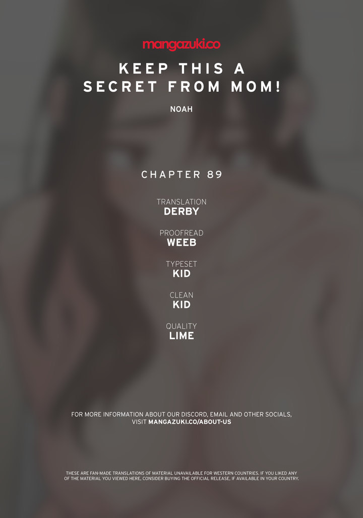 18+ Keep it a secret from your mother! Chapter 89 page 1