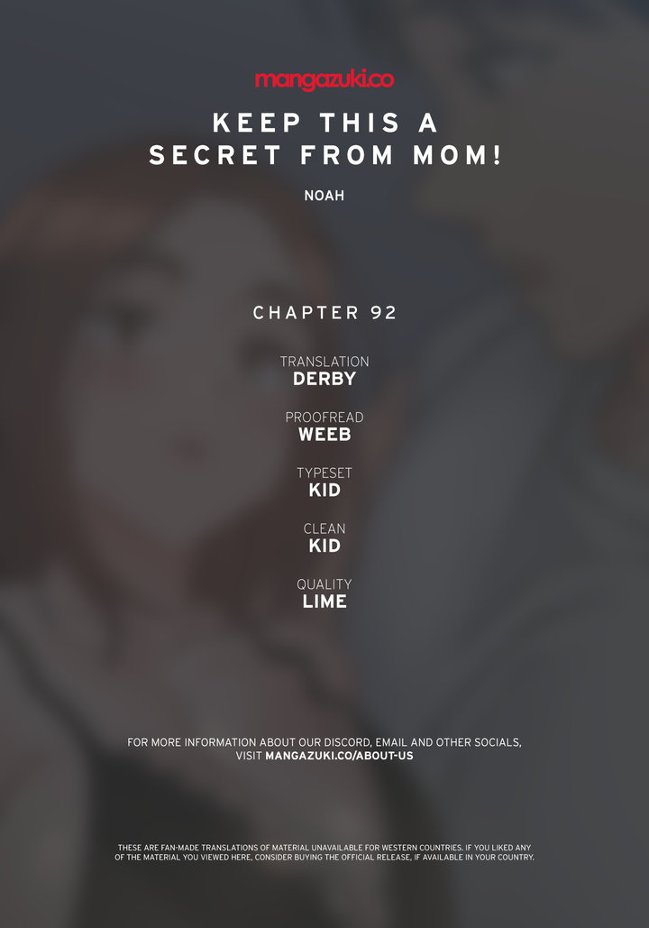 18+ Keep it a secret from your mother! Chapter 92 page 1