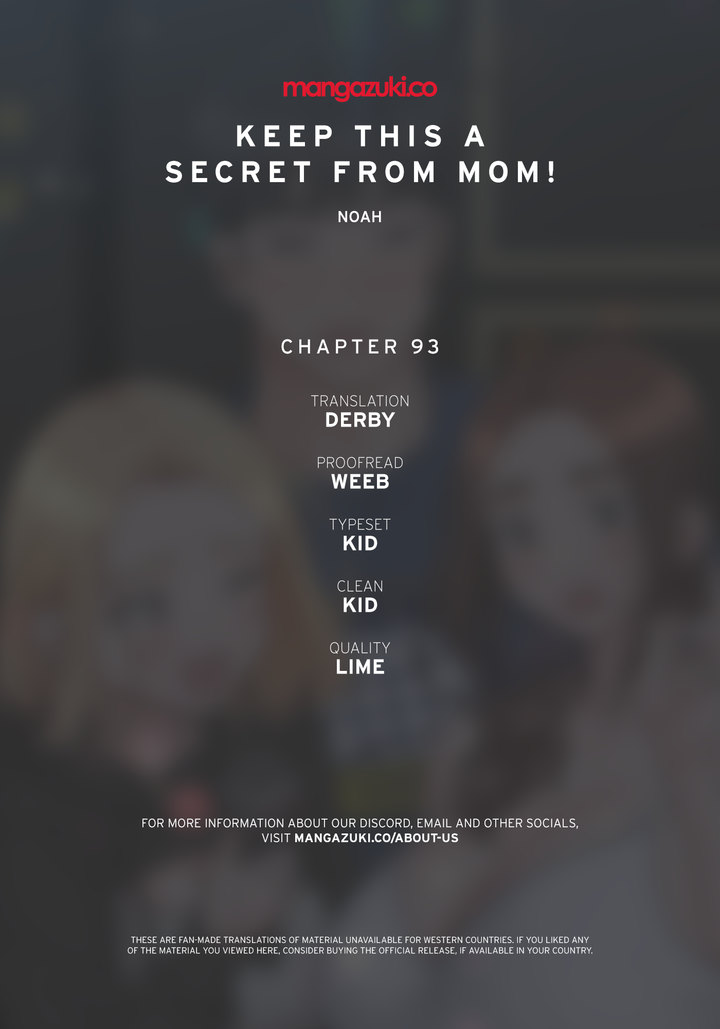 18+ Keep it a secret from your mother! Chapter 93 page 1