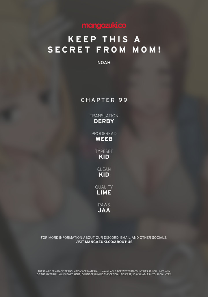18+ Keep it a secret from your mother! Chapter 99 page 1