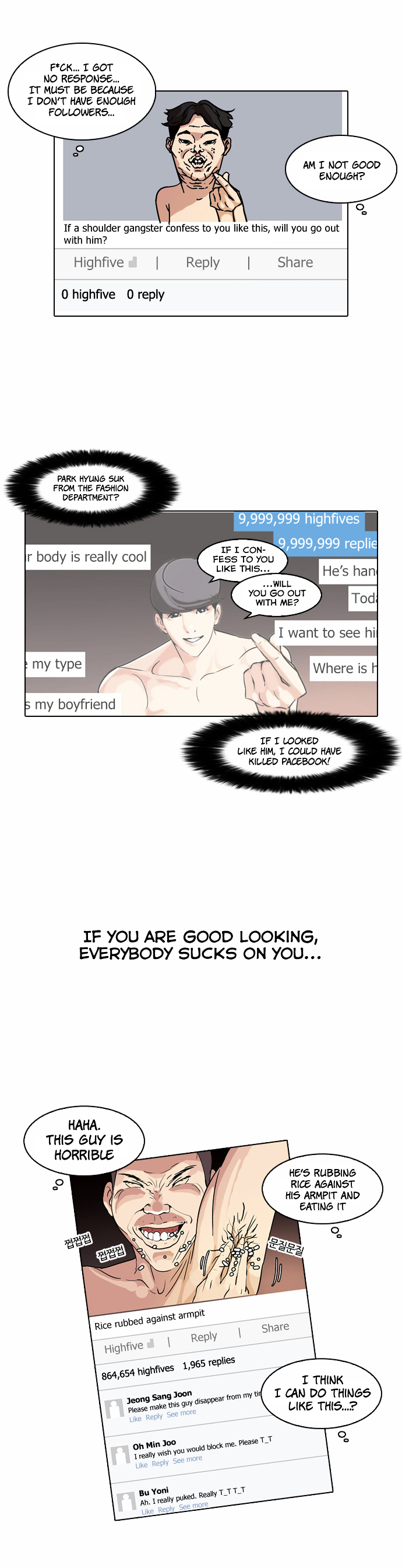 18+ Lookism Chapter 63 : Attention Whore [01] page 8