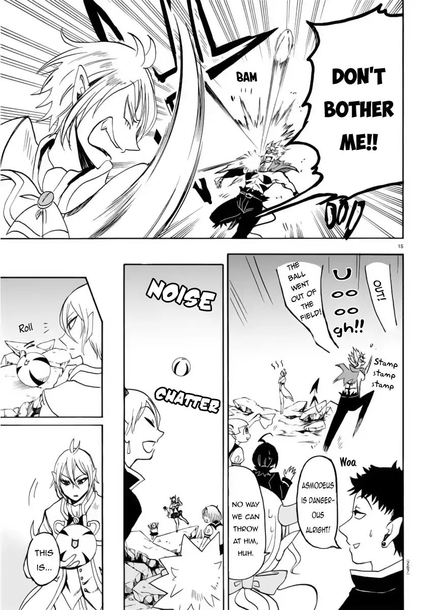 18+ Mairimashita! Iruma-kun Vol.2 Chapter 15: Fierce Battle With The Cannon Ball Execution!! page 16