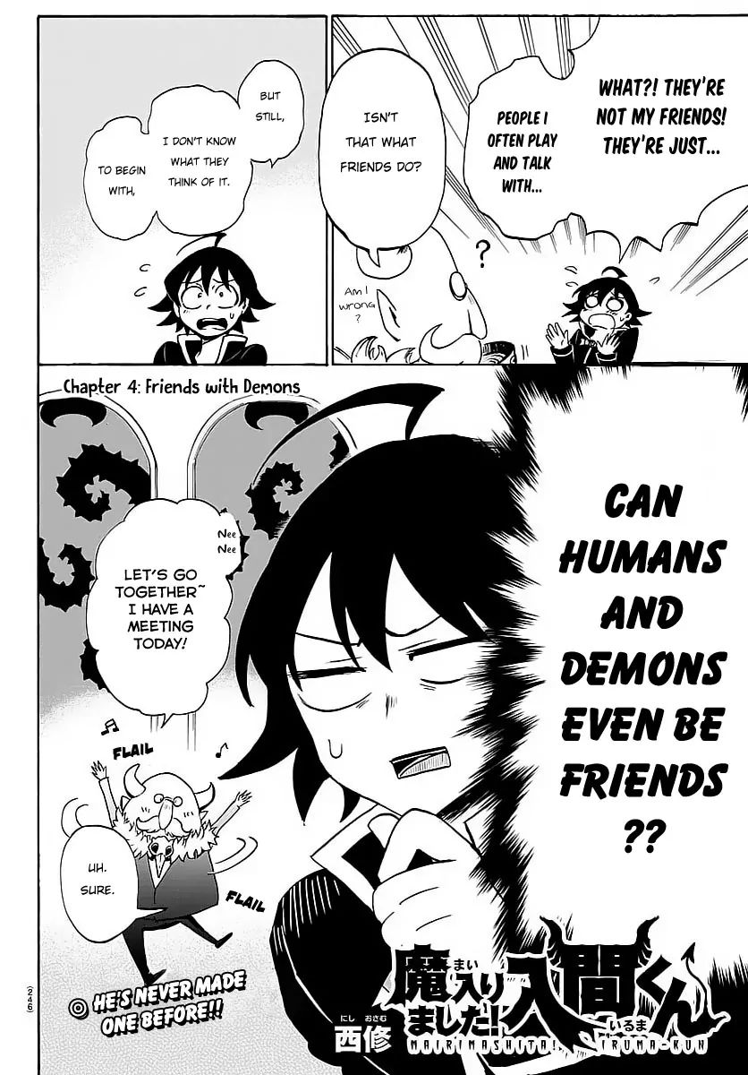 18+ Mairimashita! Iruma-kun Vol.1 Chapter 4: Friends With Demons page 3