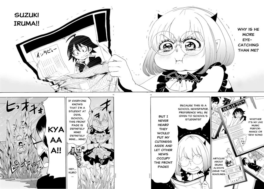 18+ Mairimashita! Iruma-kun Vol.5 Chapter 40: Akudol Kuromu-Chan page 15