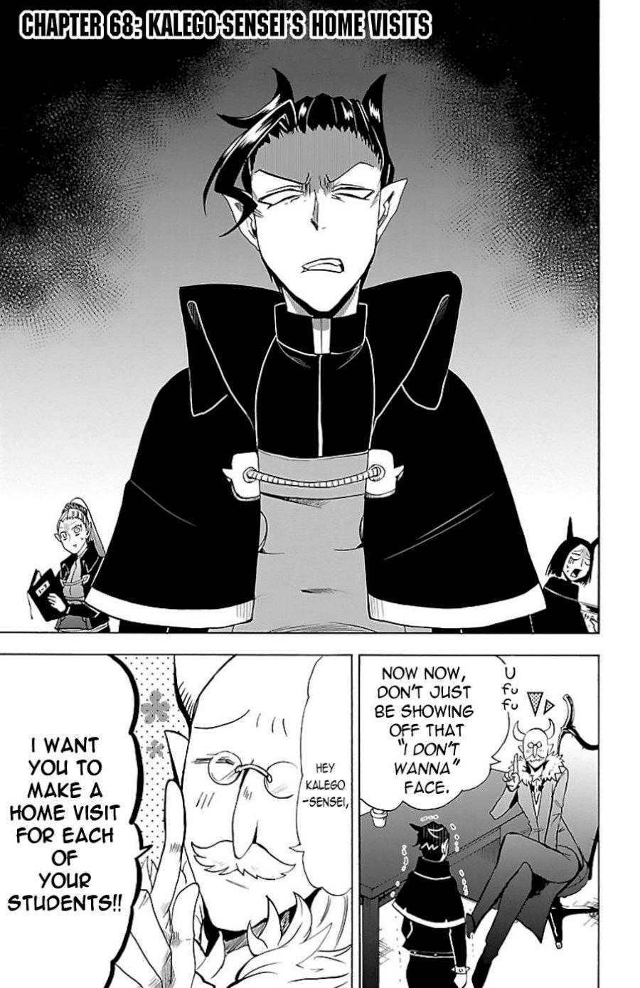 18+ Mairimashita! Iruma-kun Vol.8 Chapter 68: Kalego-Sensei's Home Visits page 1