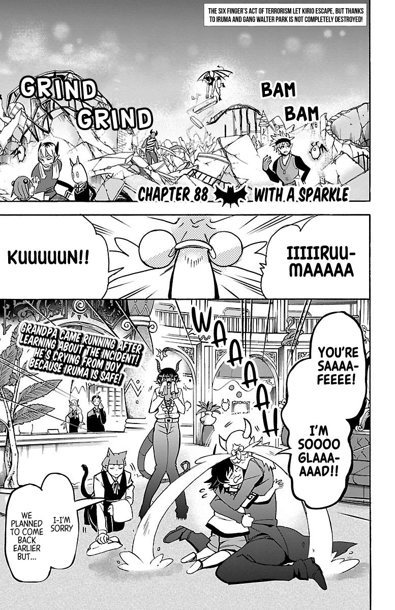 18+ Mairimashita! Iruma-kun Vol.10 Chapter 88: With A Sparkle. page 1