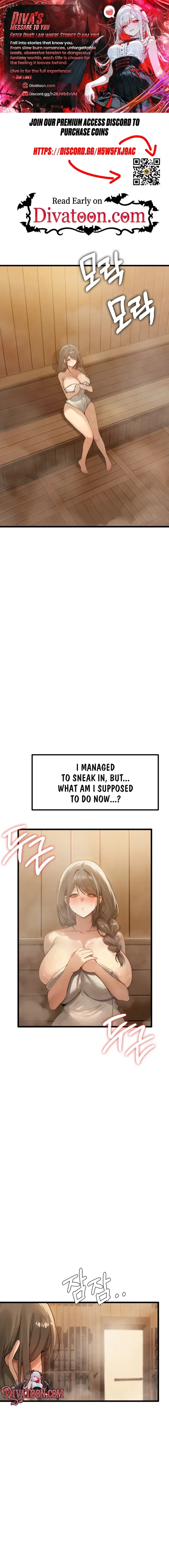 18+ Married Women's Exclusive Sauna Chapter 4 page 1
