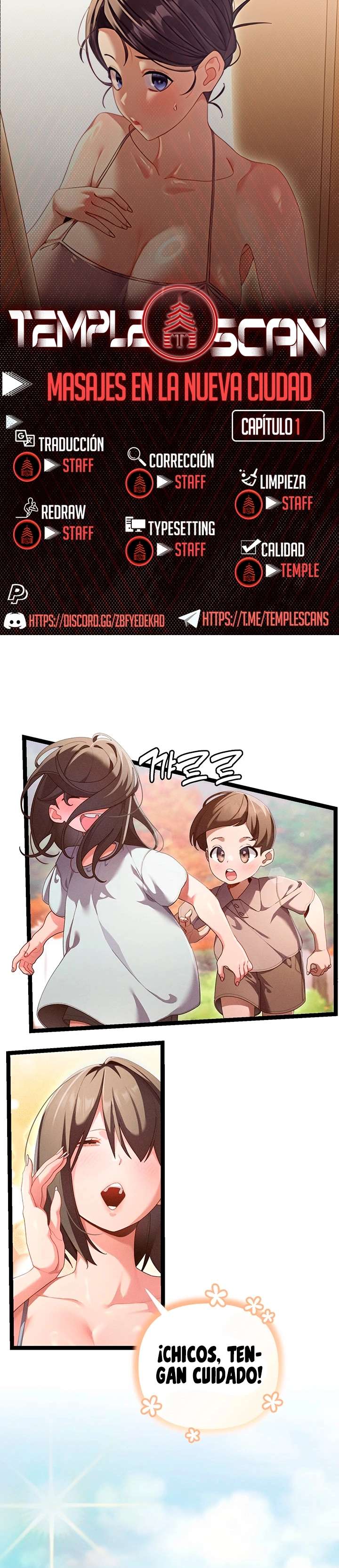 18+ New Town Massage Raw Chapter 1 page 1