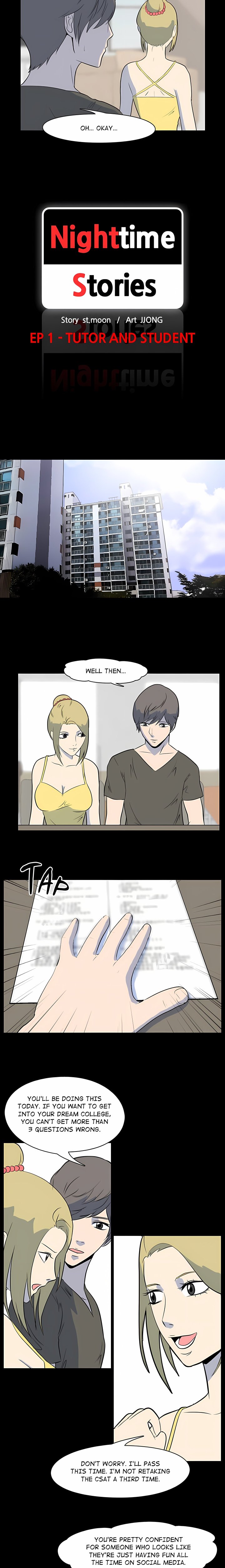 18+ Nighttime Stories Chapter 1 page 2