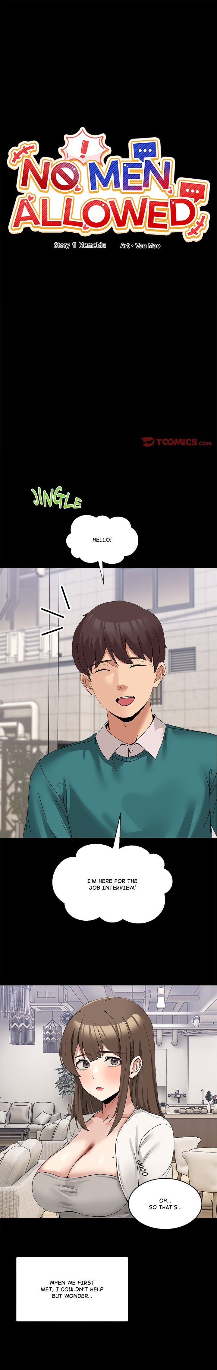 18+ No Men Allowed Chapter 15 page 1
