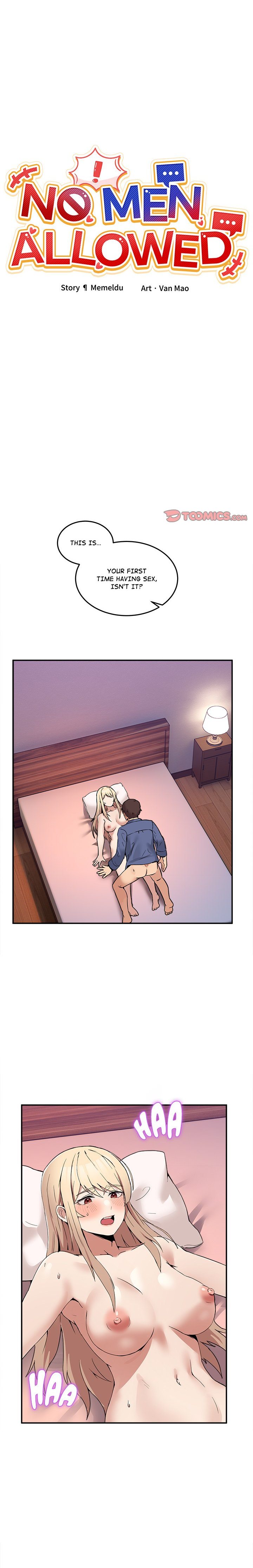18+ No Men Allowed Chapter 6 page 1