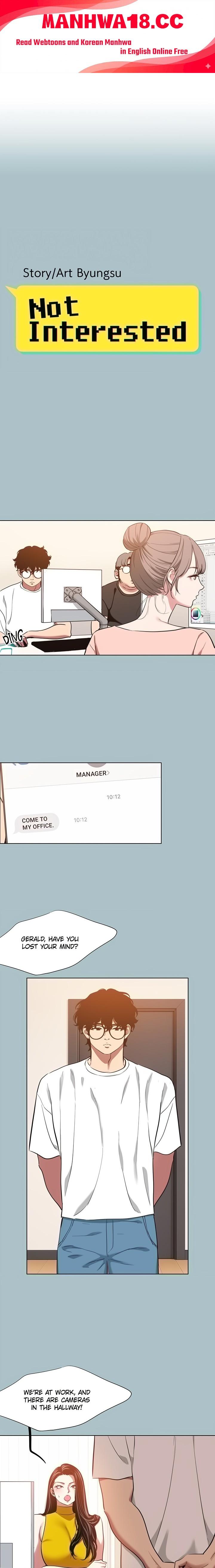 18+ Not Interested Chapter 58 page 1