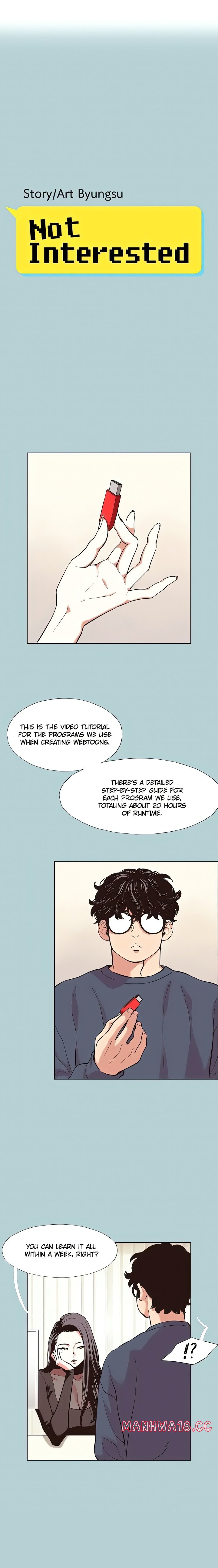 18+ Not Interested Chapter 6 page 1