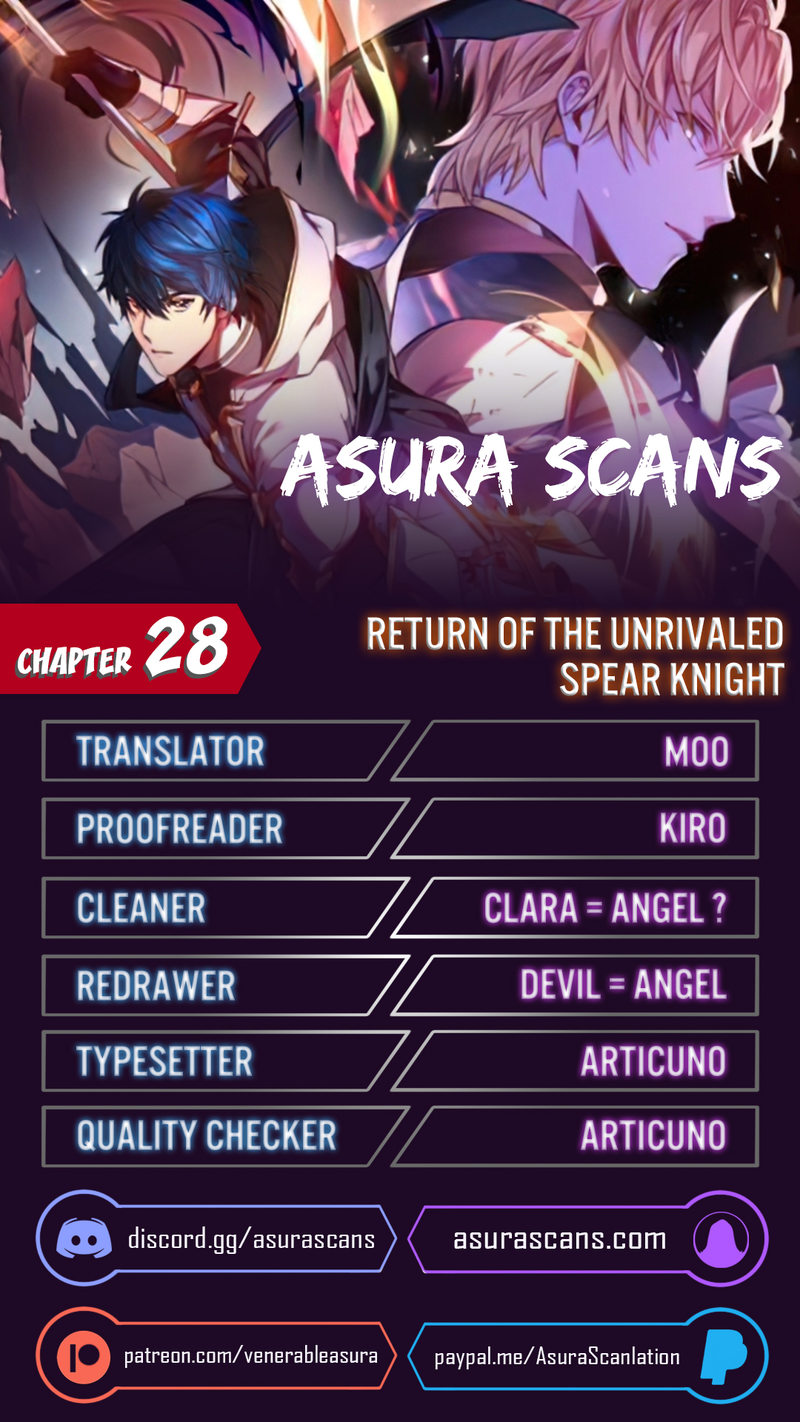 18+ Return of the Legendary Spear Knight Chapter 28 page 1