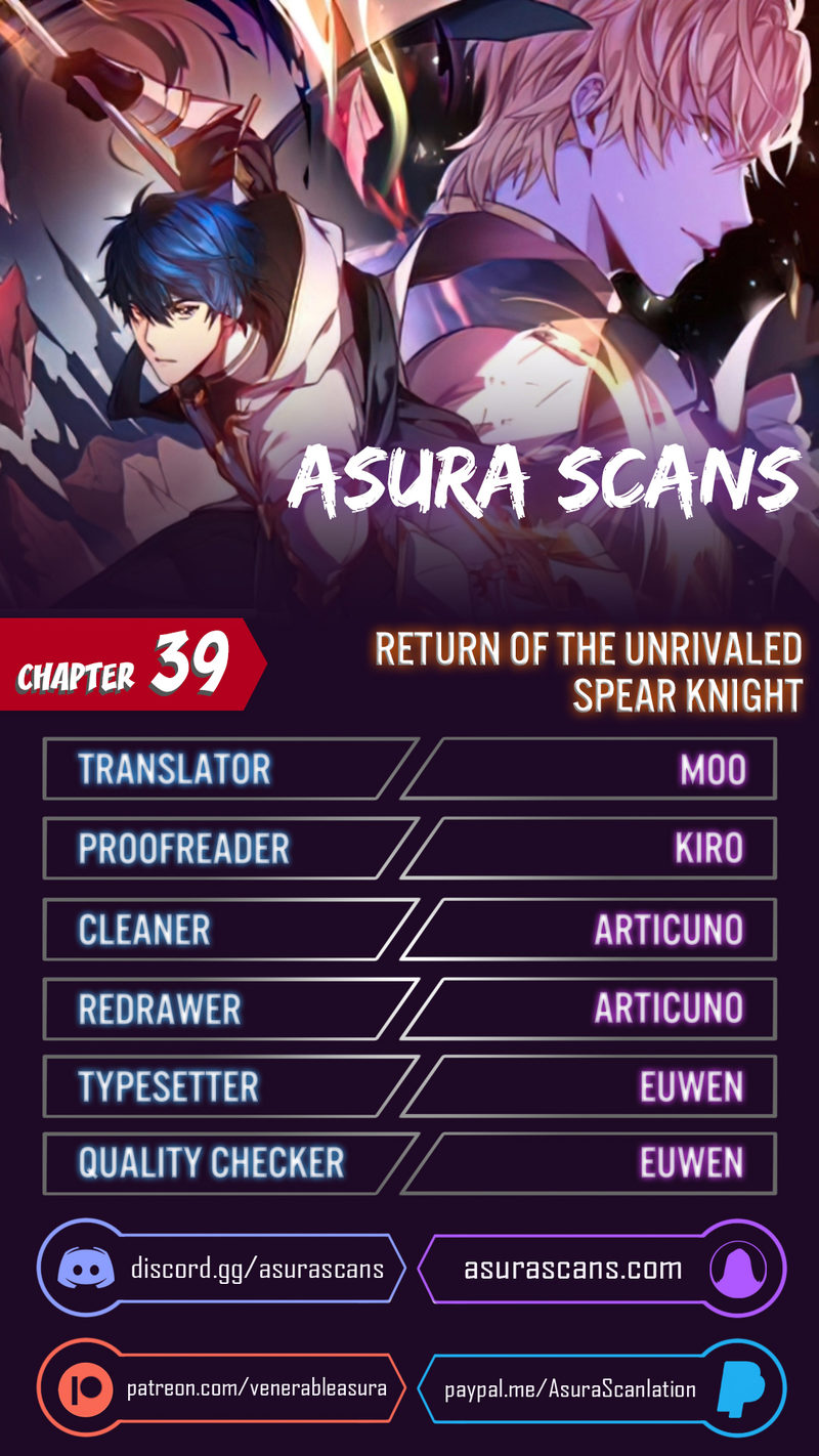 18+ Return of the Legendary Spear Knight Chapter 39 page 1