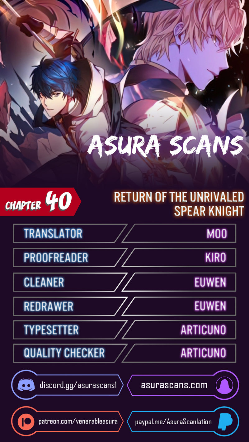 18+ Return of the Legendary Spear Knight Chapter 40 page 1