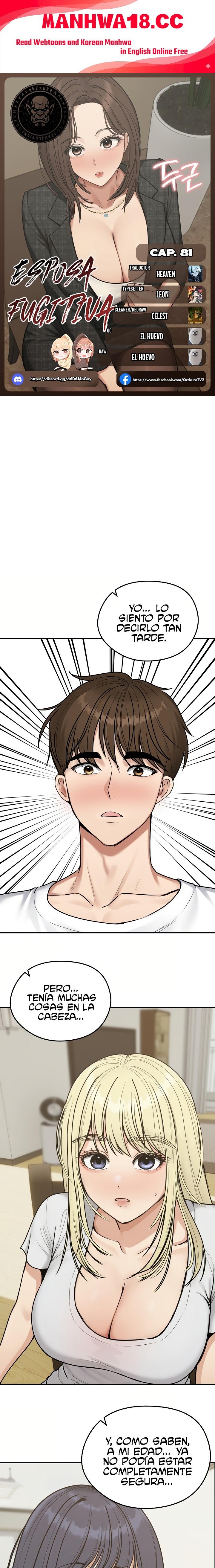 18+ Runaway Wife Raw Chapter 81 page 1