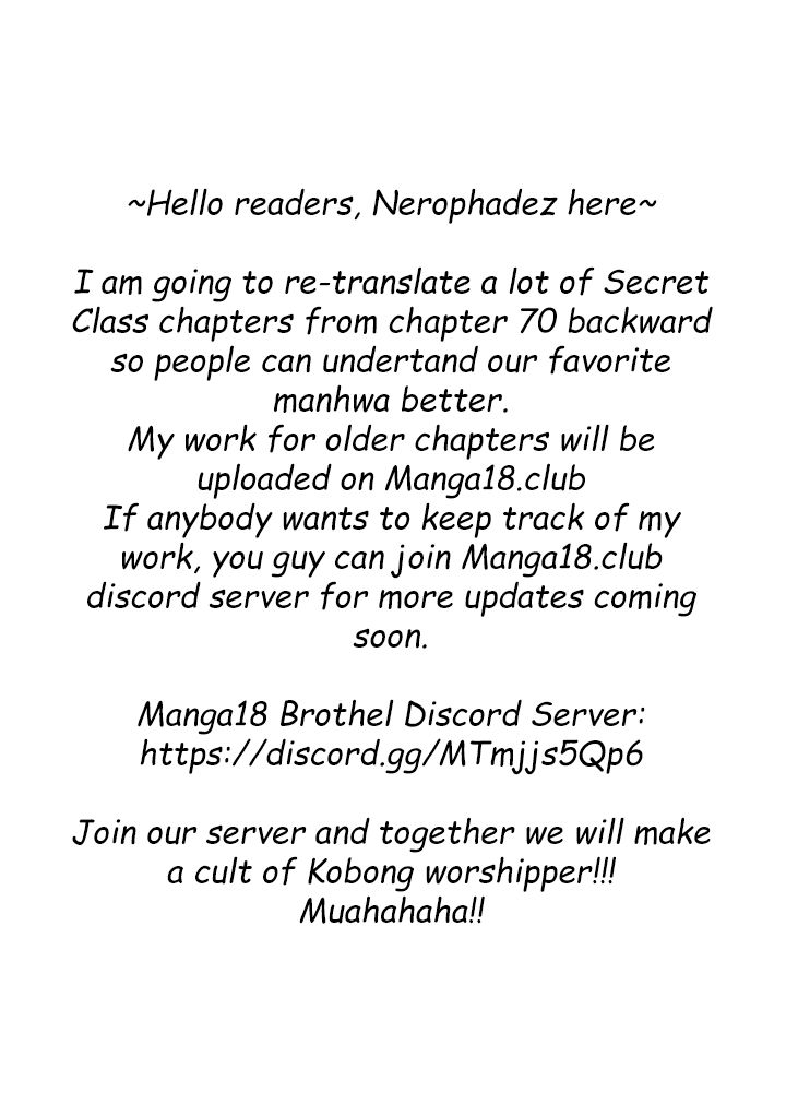 18+ Secret Class Chapter 71 page 1