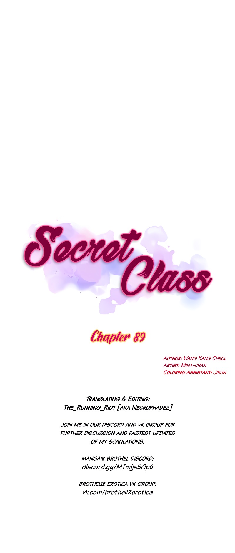 18+ Secret Class Chapter 89 page 6
