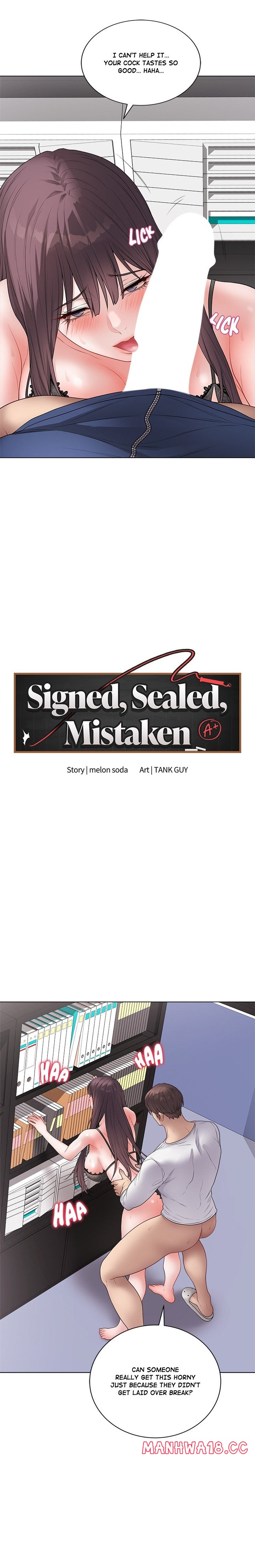 18+ Signed, Sealed, Mistaken Chapter 58 page 8