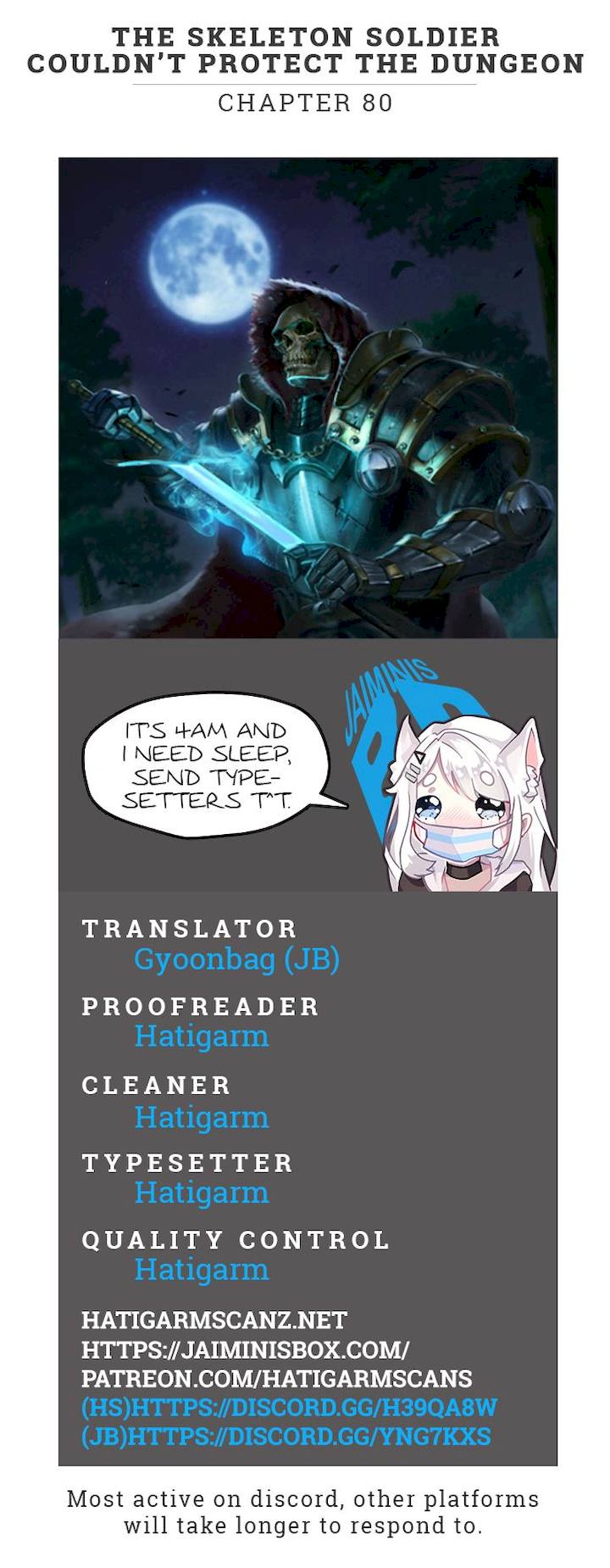 18+ Skeleton Soldier Couldn’t Protect the Dungeon Chapter 80 page 1