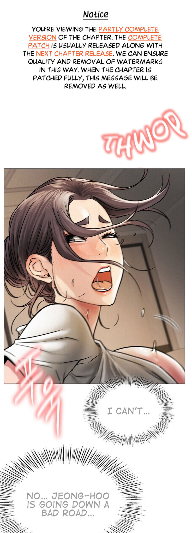 18+ Staying with Ajumma Chapter 12 page 1