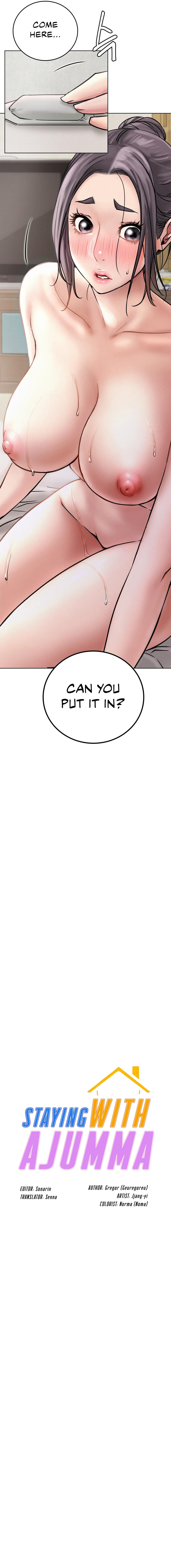 18+ Staying with Ajumma Chapter 40 page 3