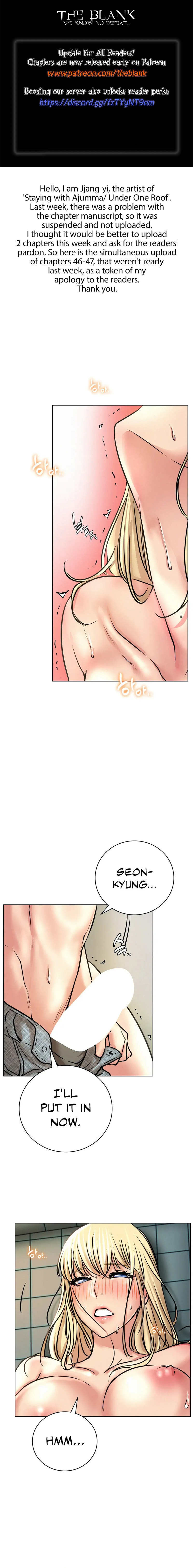 18+ Staying with Ajumma Chapter 46 page 1