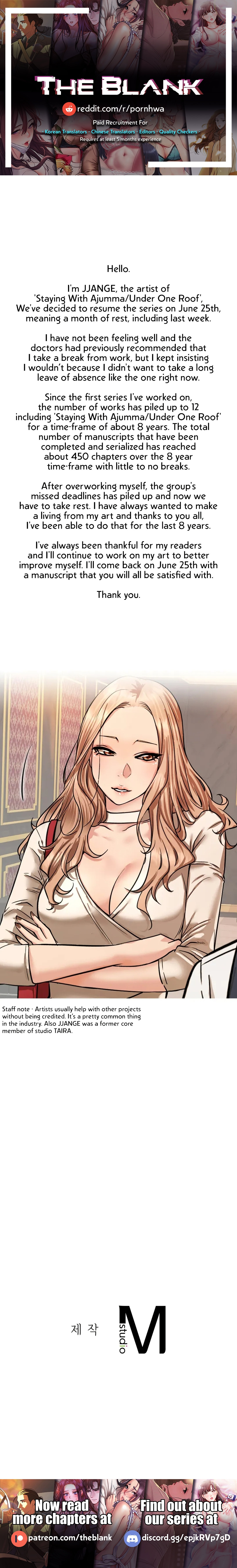 18+ Staying with Ajumma Chapter 56.5 page 1