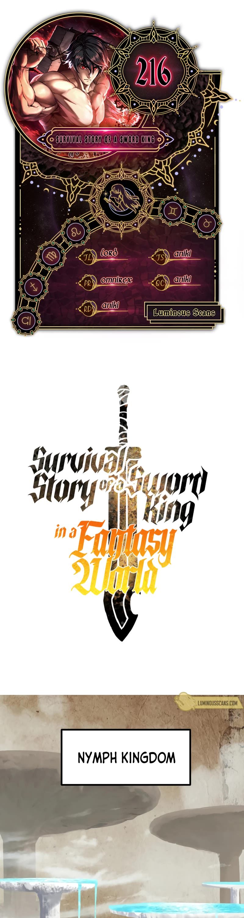18+ Survival Story of a Sword King in a Fantasy World Chapter 216 page 1