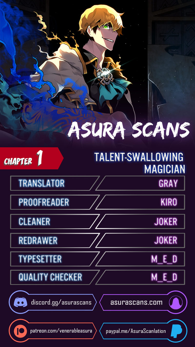 18+ Talent-Swallowing Magician Chapter 1 page 1