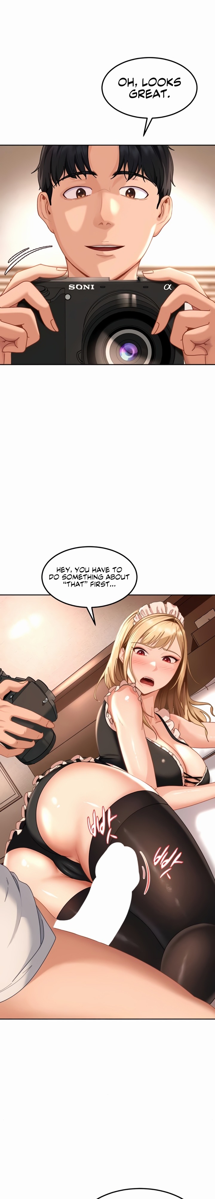 18+ The Female Delinquent Set Her Eyes On Me Chapter 22 page 14