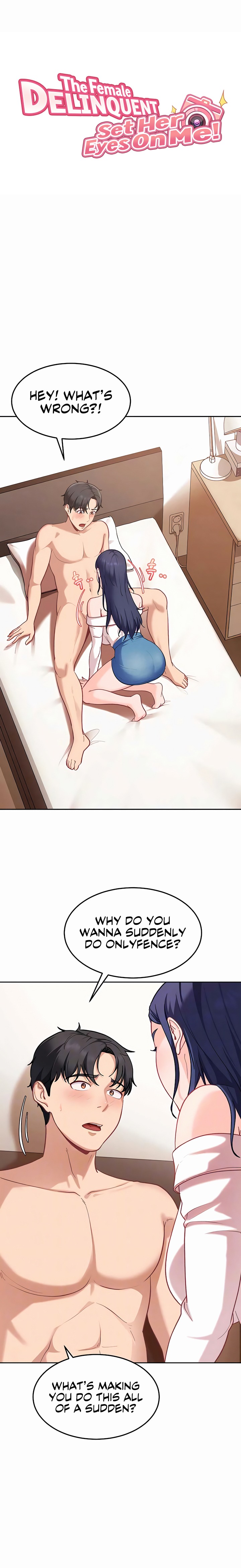 18+ The Female Delinquent Set Her Eyes On Me Chapter 35 page 4
