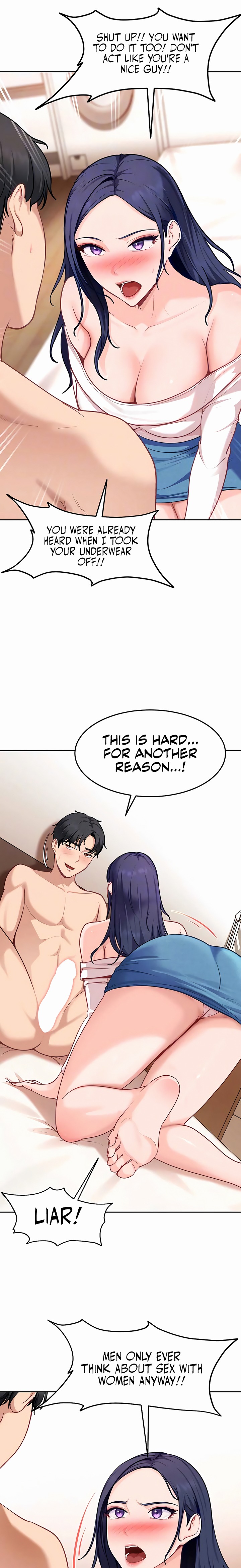 18+ The Female Delinquent Set Her Eyes On Me Chapter 35 page 5