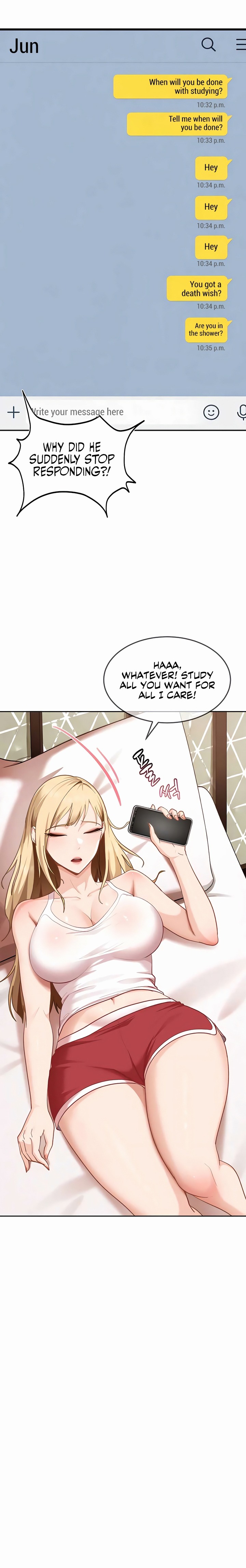 18+ The Female Delinquent Set Her Eyes On Me Chapter 35 page 27