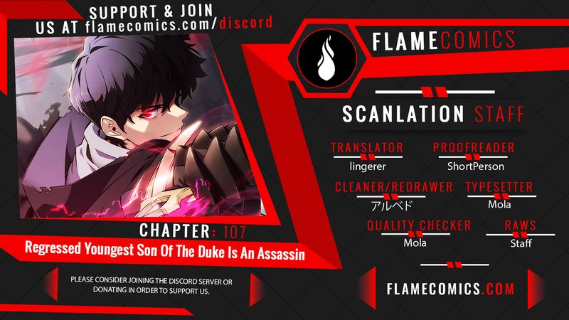 18+ The Regressed Son of a Duke is an Assassin Chapter 107 page 1