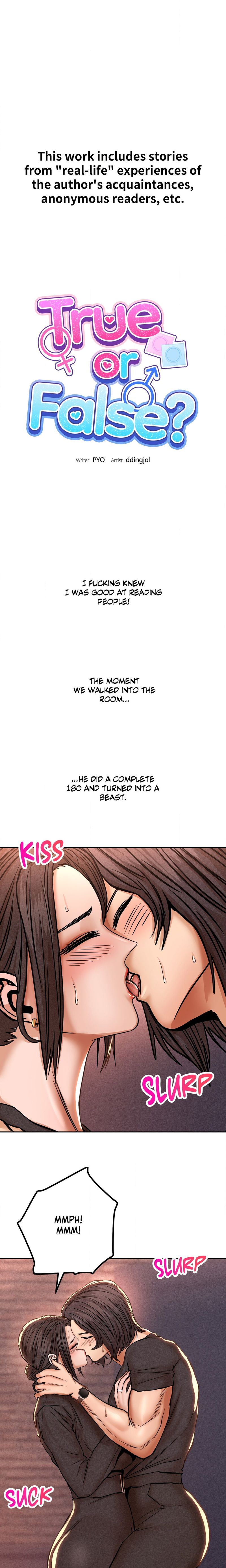 18+ True or False? Chapter 129 page 1