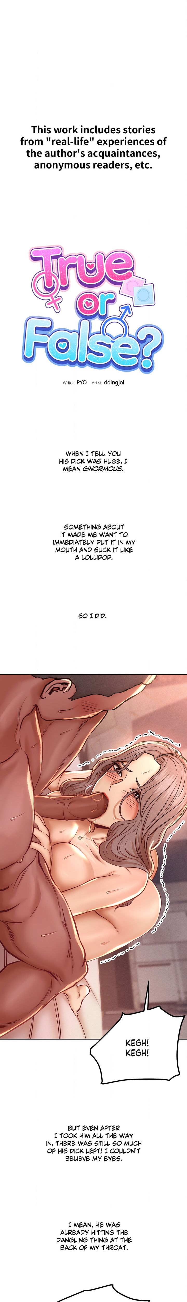 18+ True or False? Chapter 132 page 1