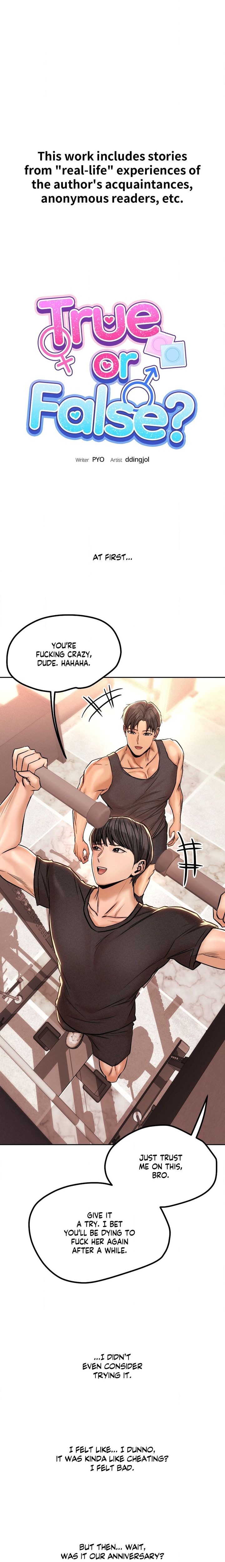 18+ True or False? Chapter 153 page 1