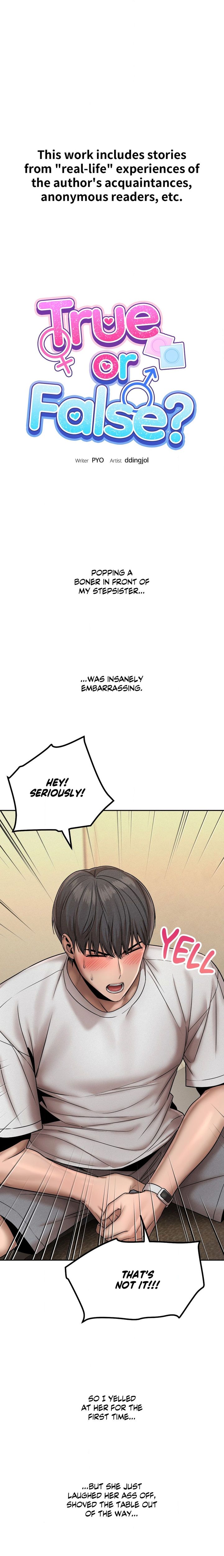 18+ True or False? Chapter 157 page 1
