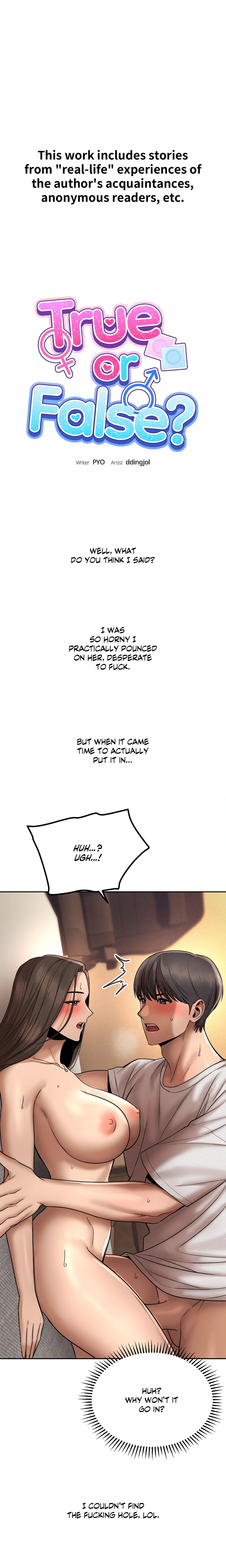 18+ True or False? Chapter 159 page 1