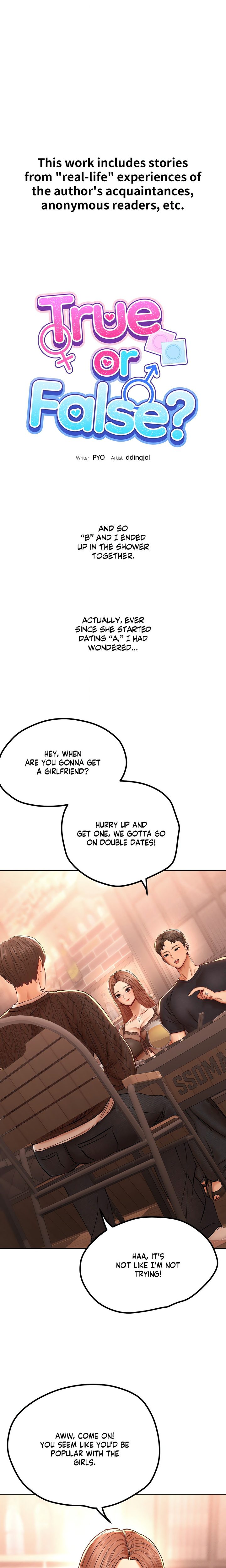 18+ True or False? Chapter 99 page 1