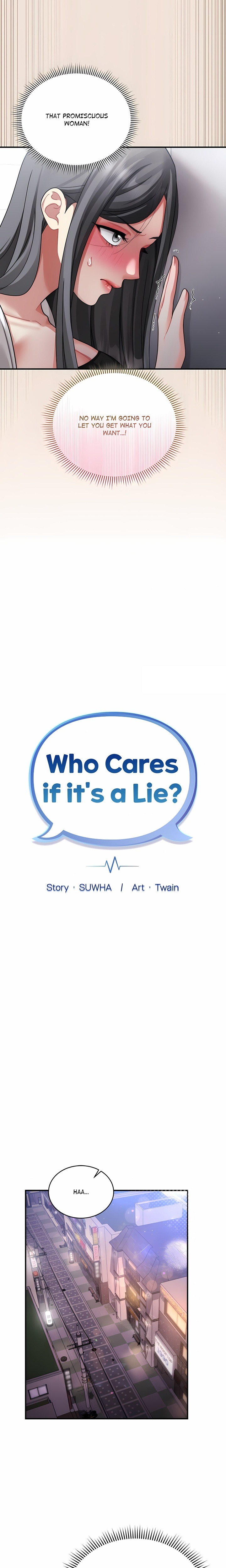18+ Who Cares if it’s a Lie? Chapter 3 page 6