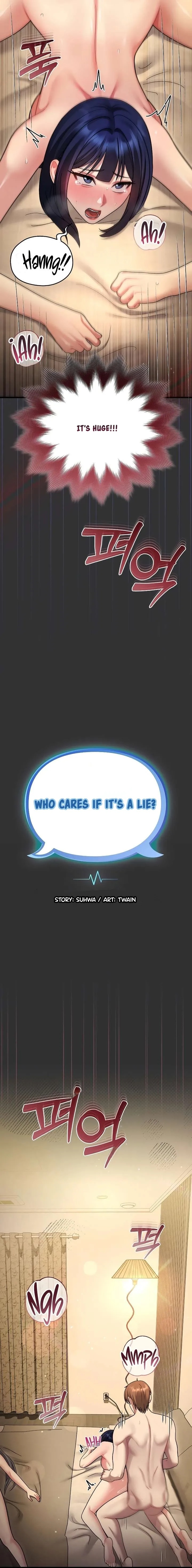 18+ Who Cares if it’s a Lie? Chapter 9 page 10