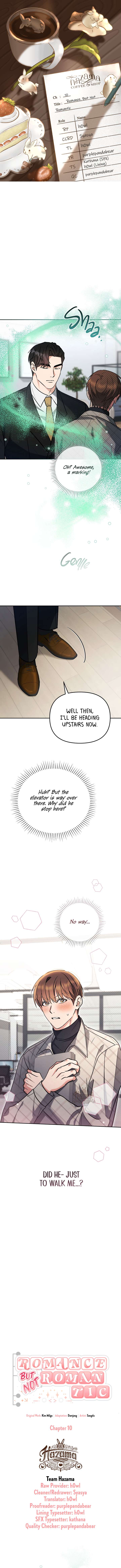 Romance, But Not Romantic Chapter 10 page 1