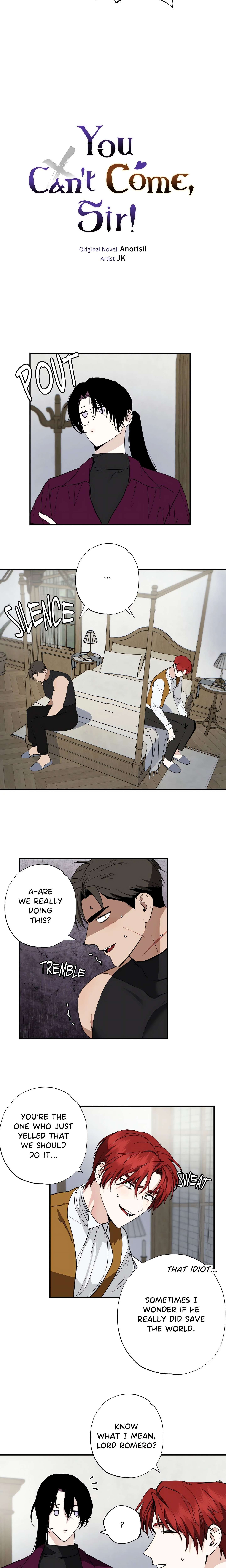 You Can’t Come, Sir! Chapter 14 page 5